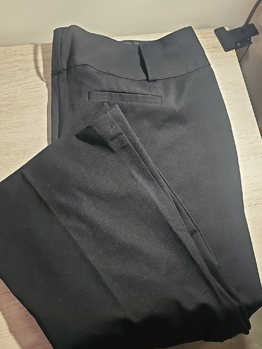 Maurices Black Women's Dress Trousers - Sleek Flat Front
